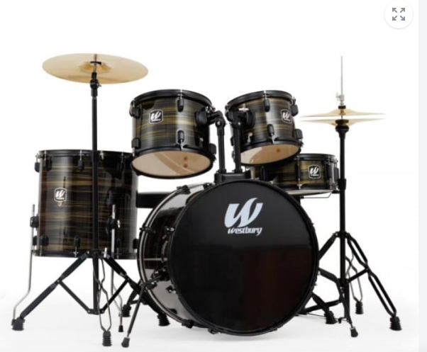 Westbury 400 Series 5 Piece Drumkit (wood grain)